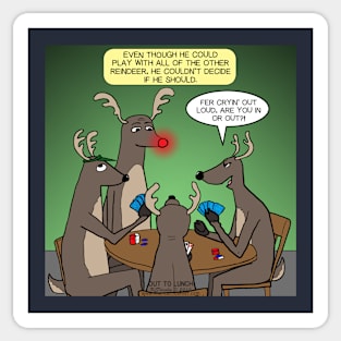 Reindeer Games Sticker